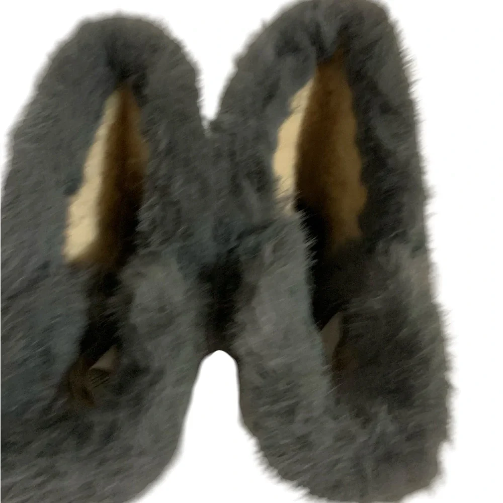 BearPaw Gray Suede Boots Girl 12